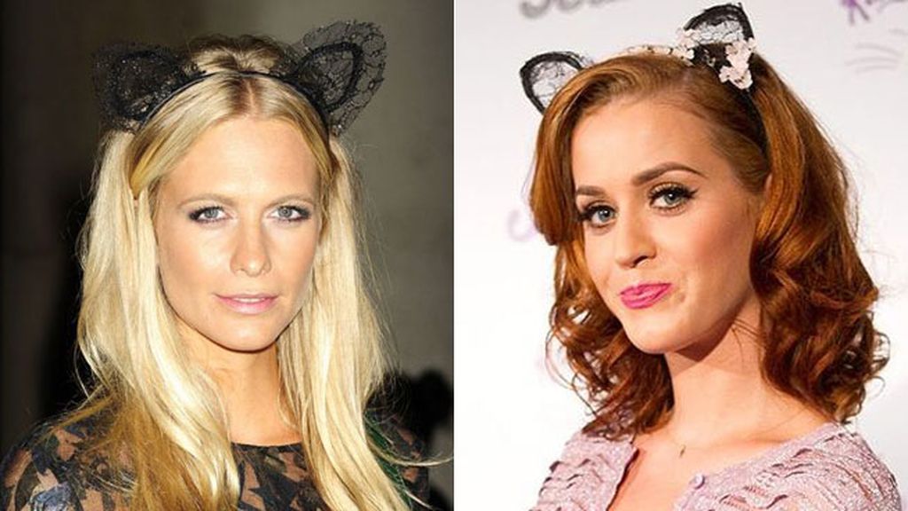 Poppy Delevingne y Katy Perry, las orejitas femeninas