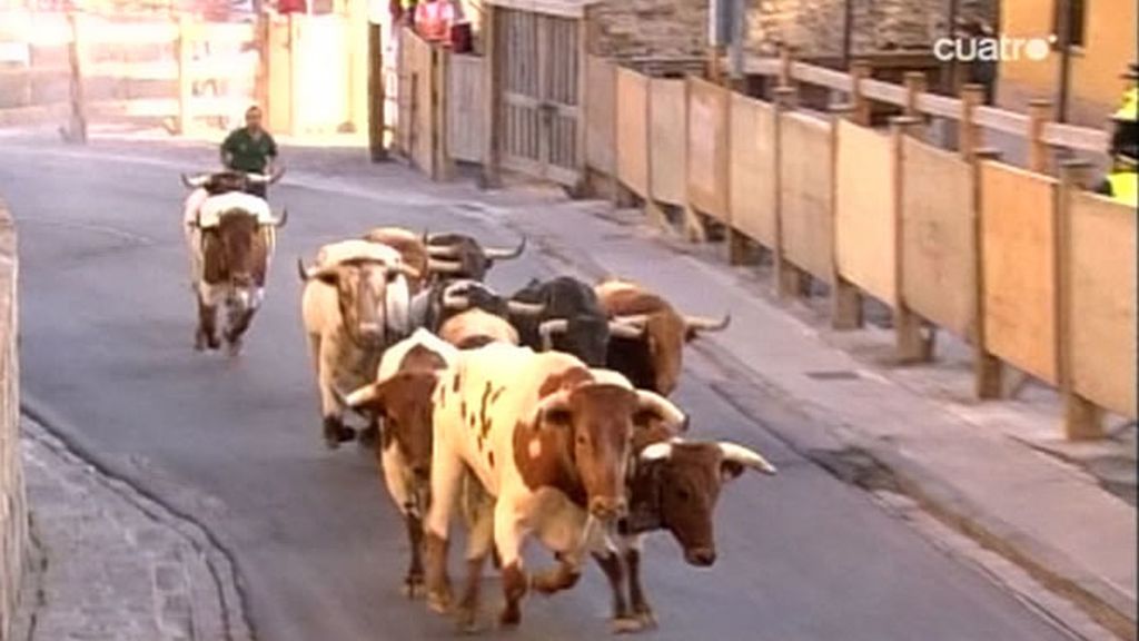 A las 8h00 en punto comienza el tercer encierro de los Sanfermines