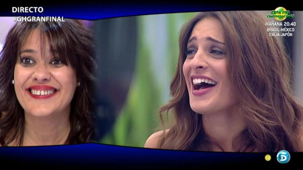 Estupefacta, no termina de creerse su victoria