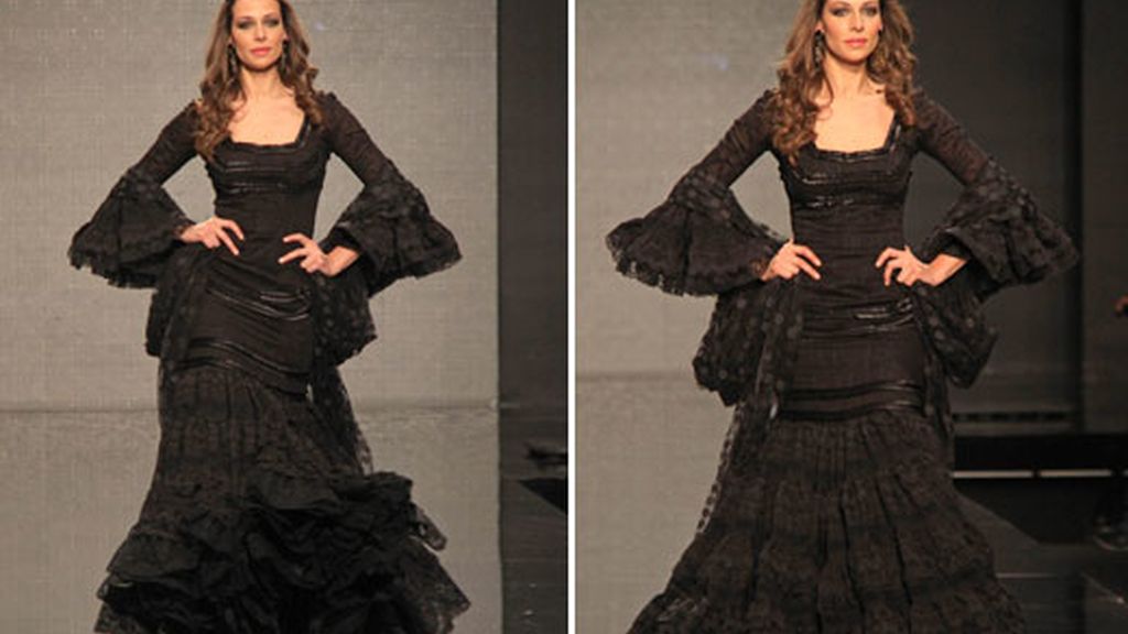 Eva González se pone flamenca