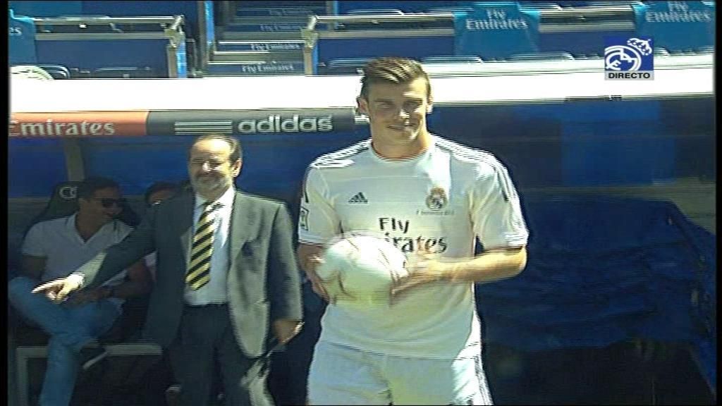Primera imagen de Garteh Bale vestido con la camiseta del Madrid