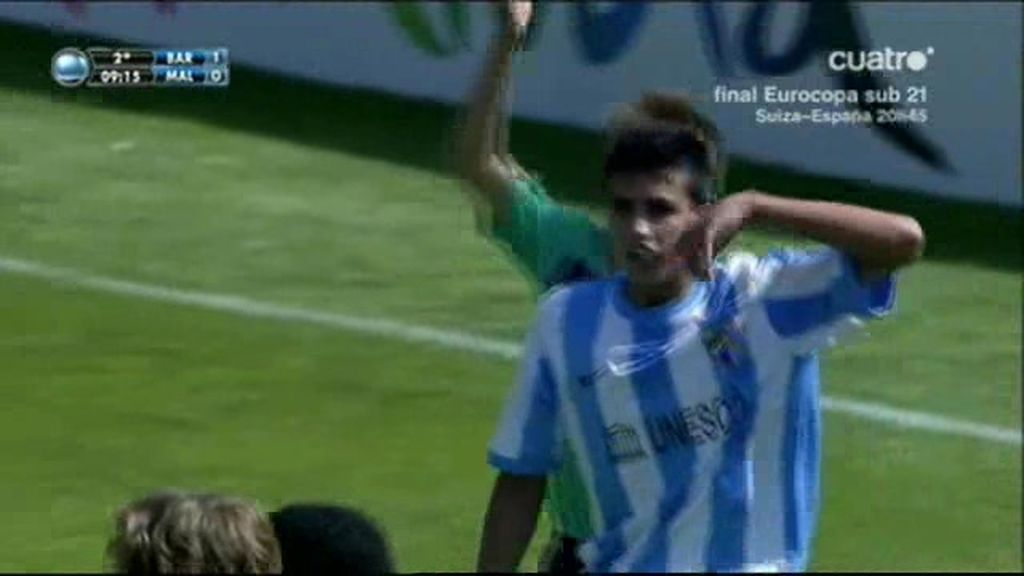 El penalti que dio vida al Málaga