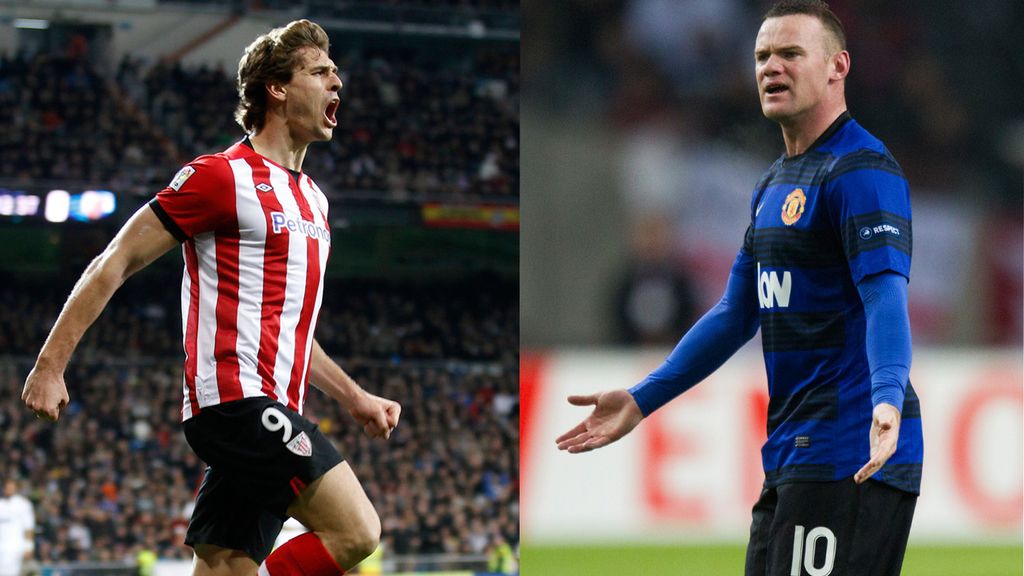 Fernando Llorente y Wayne Rooney Fernando Llorente y Wayne Rooney