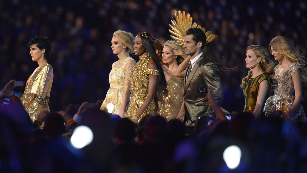 Nueve supermodelos, entre ellas Naomi Campbell y Kate Moss