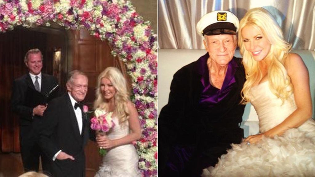 Mr and Mss Hefner os desean un feliz 2013