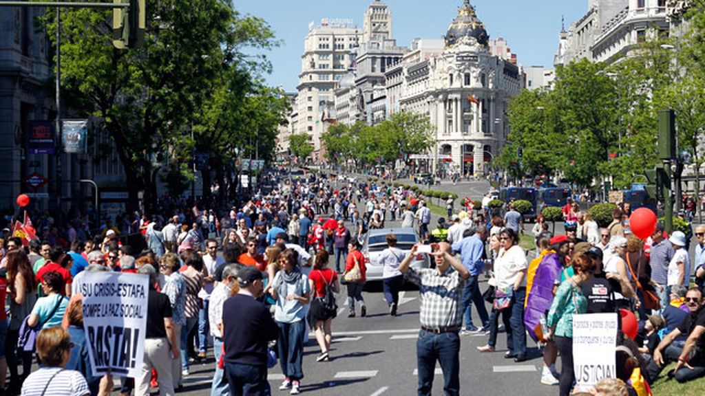 Miles de personas salen a la calle en el Día del Trabajo