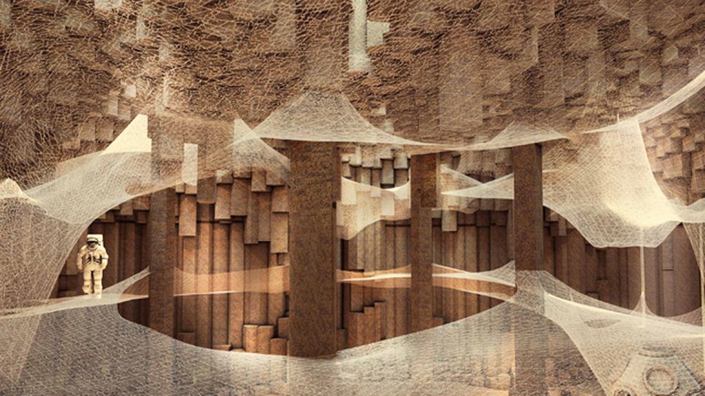 Máquinas que usarían energía solar para construir casas