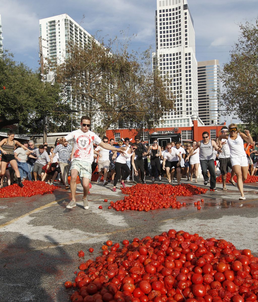 La 'Tomatina' en Miami