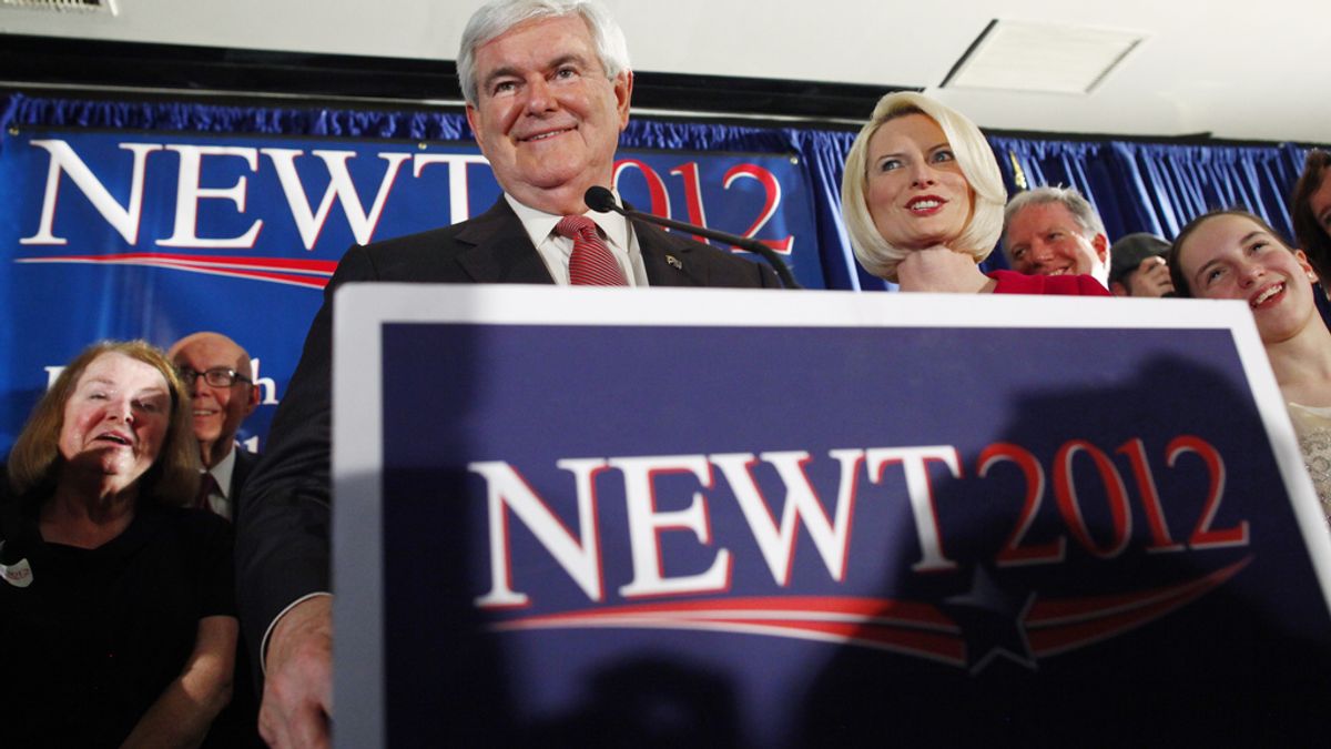 Gingrich gana las elecciones primarias republicanas en Carolina del Sur