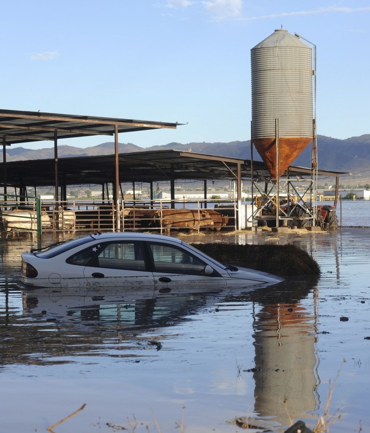 Inundaciones en Lorca. Foto: EFE