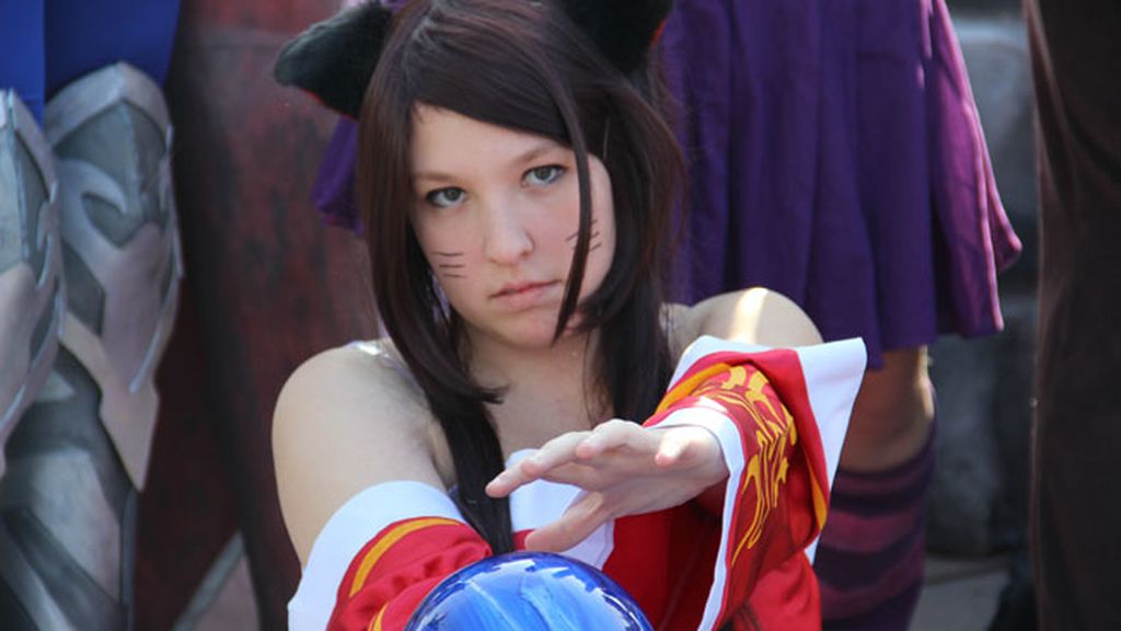 Durante las finales del campeonato del mundo