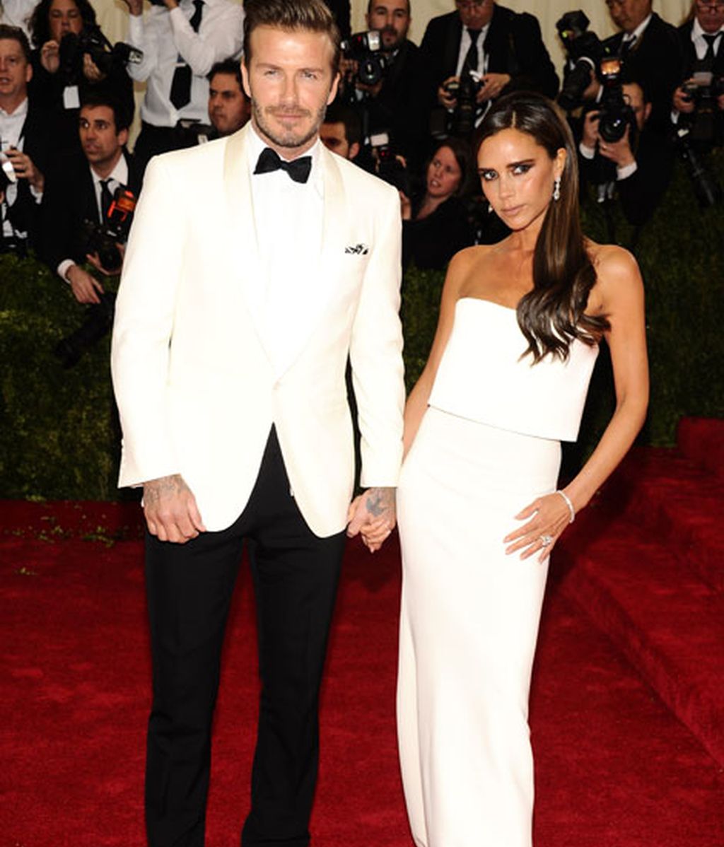 David Beckham de Ralph Lauren y Victoria de su propia firma