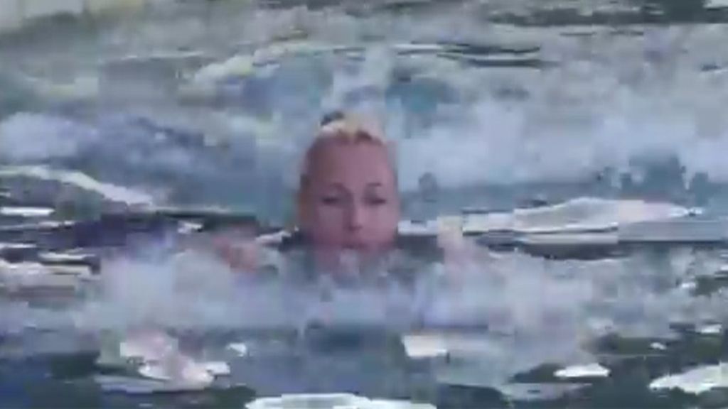 La modelo en 'Tropika Isla del Tesoro'