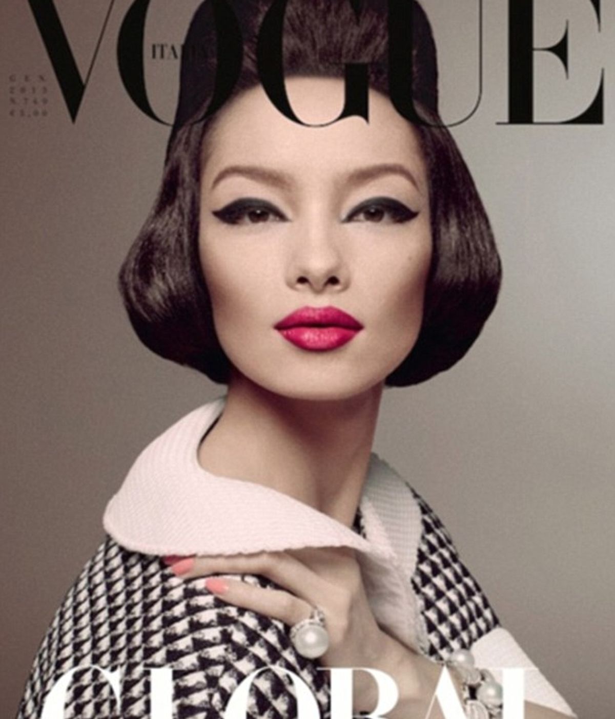 Fei Fei Sun, la primera asiática en aparecer en la portada de Vogue Italia