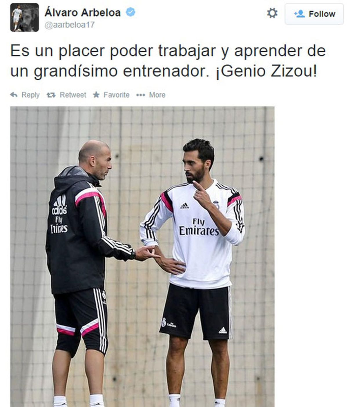 Arbeloa y Zidane