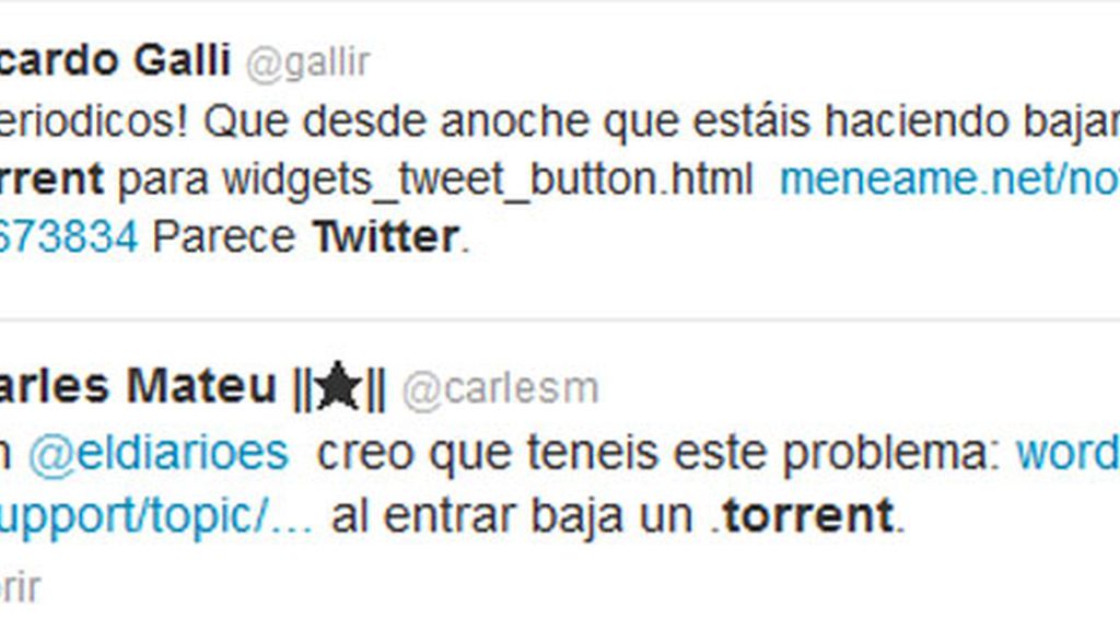 Los tuiteros comentaban el fallo