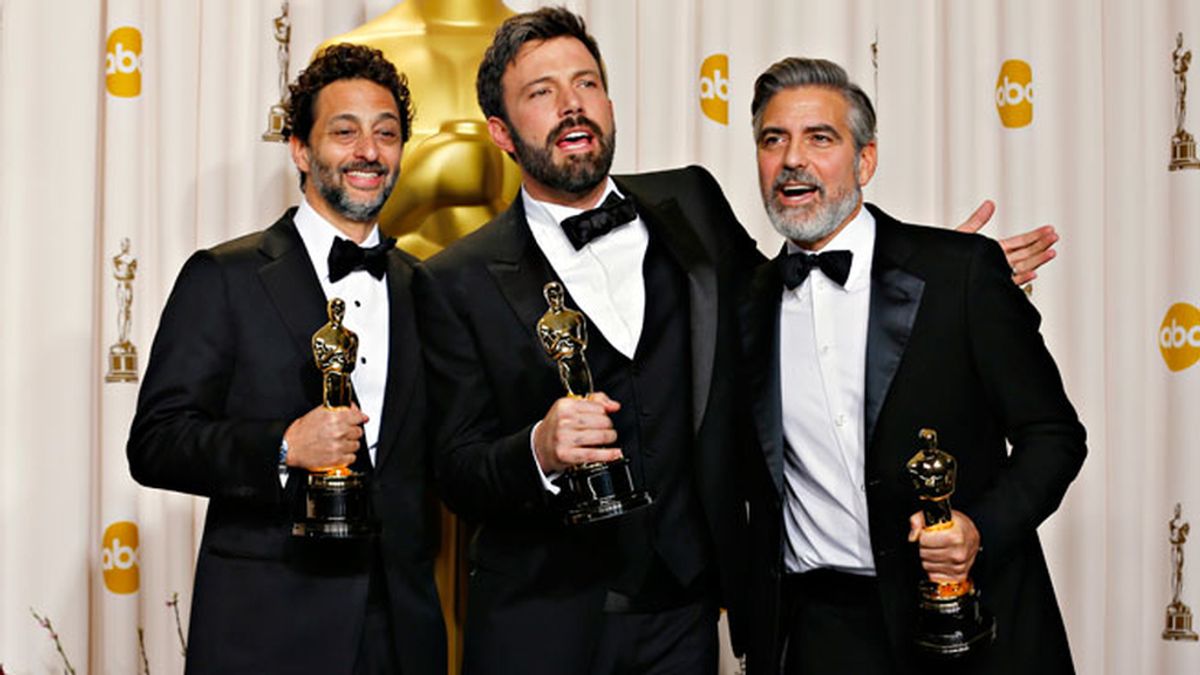 George Clooney, Grant Heslov y Ben Afleck, productores de 'Argo'