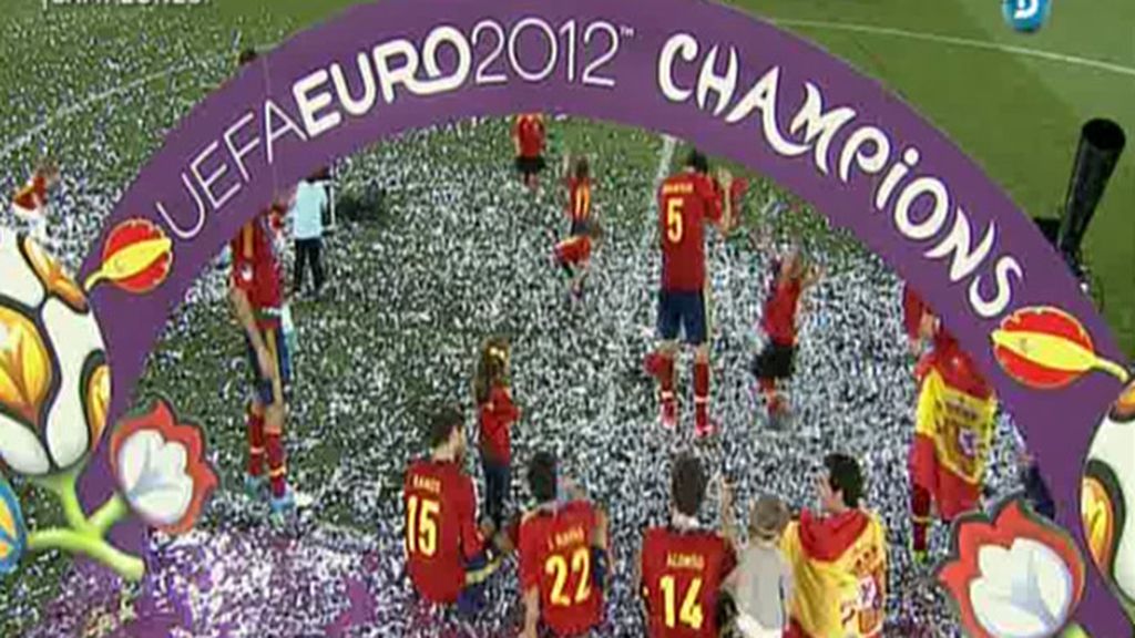 La celebración más familiar de 'La Roja'