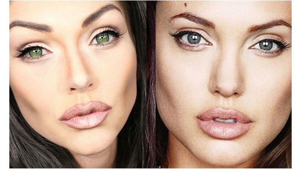 Maquillaje camaleónico: La mujer que se transforma en una 'celebrity' cada día