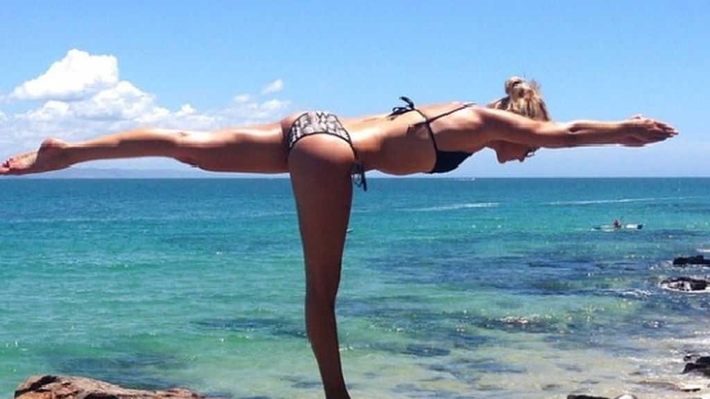 Eliza Landgren, de 23 años, ha hecho viral su afición por este deporte