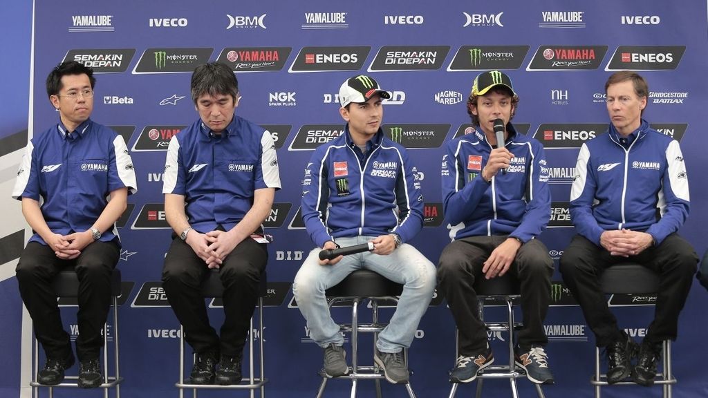 Yamaha presento sus nuevas 'armas' en Jerez
