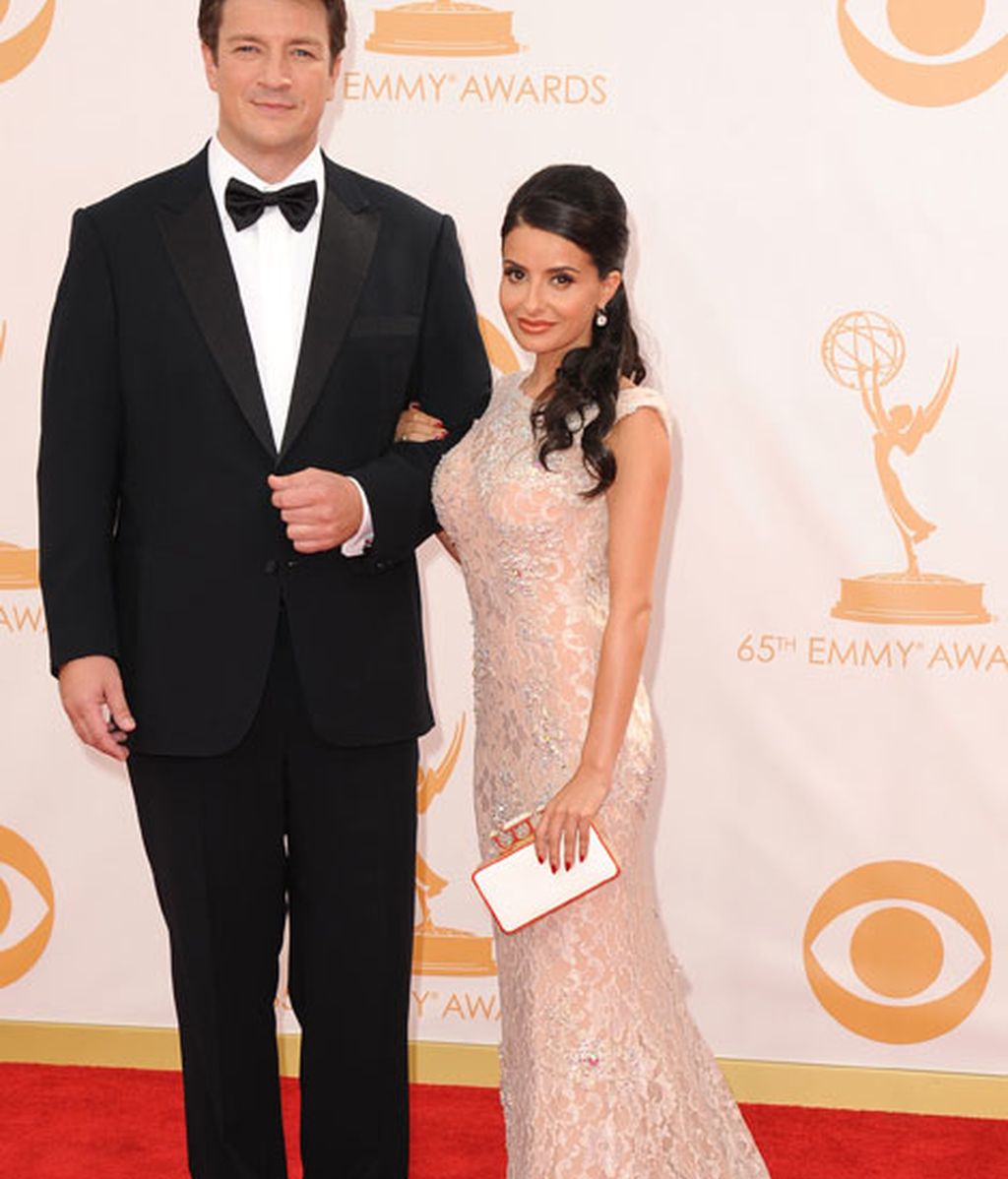 Nathan Fillion (protagonista de 'Castle') y Mikaela Hoover