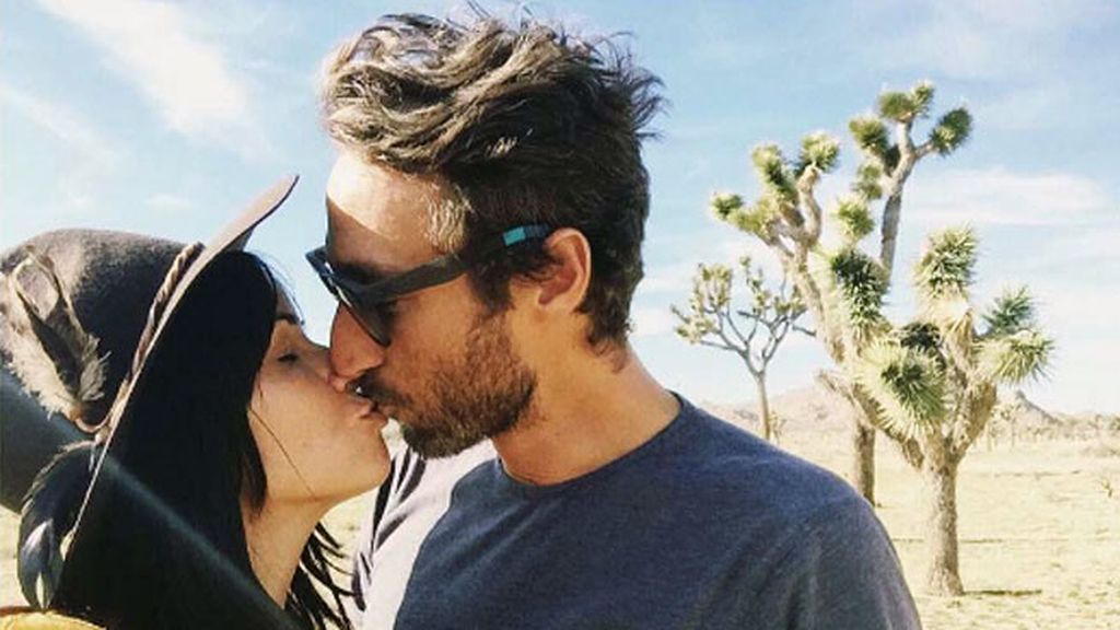 Está pasando estos días en Los Ángeles junto a su marido y su hijo Leo