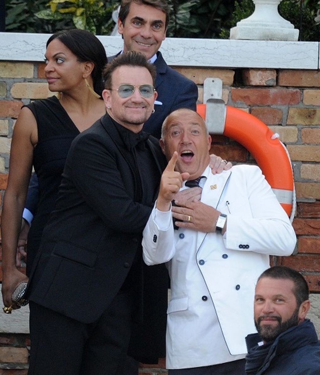 El cantante Bono no se quiso perder la ceremonia