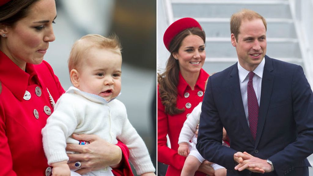 El príncipe George, de nueve meses, en su primer viaje oficial