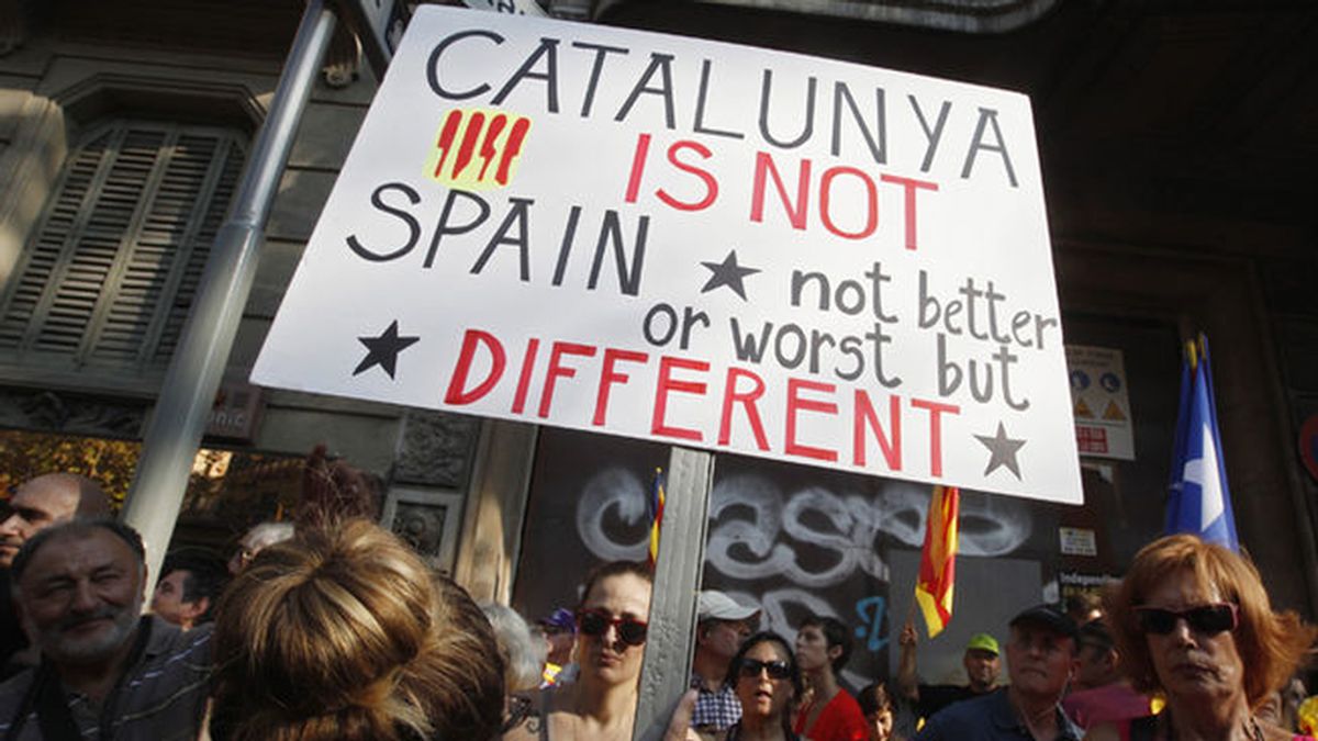 Manfestación por la independencia catalana