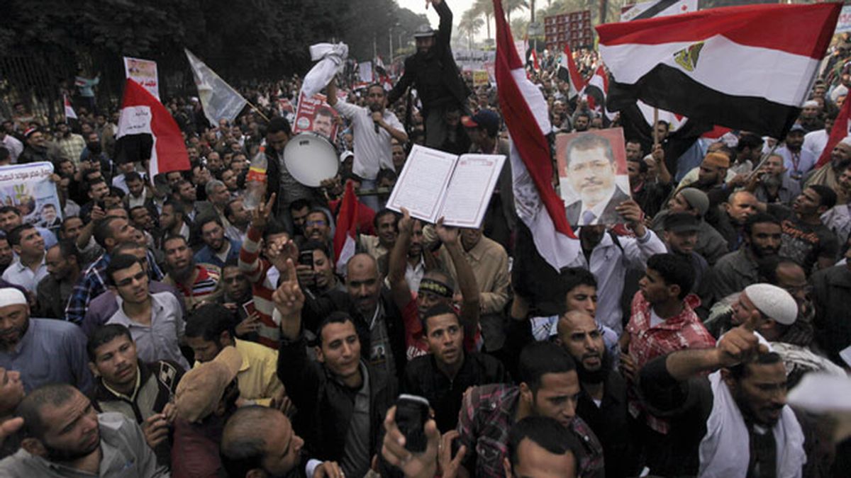 Manifestación islamista en El Cairo