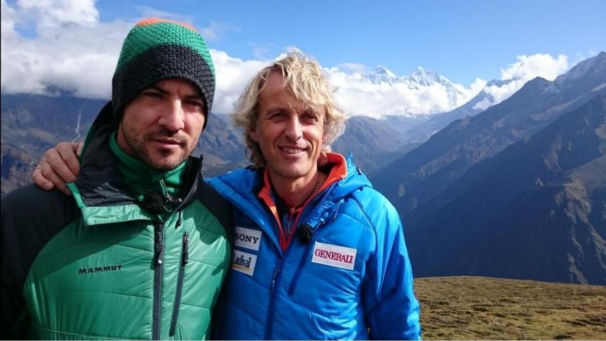 Jesús Calleja y David Bisbal en el Everest