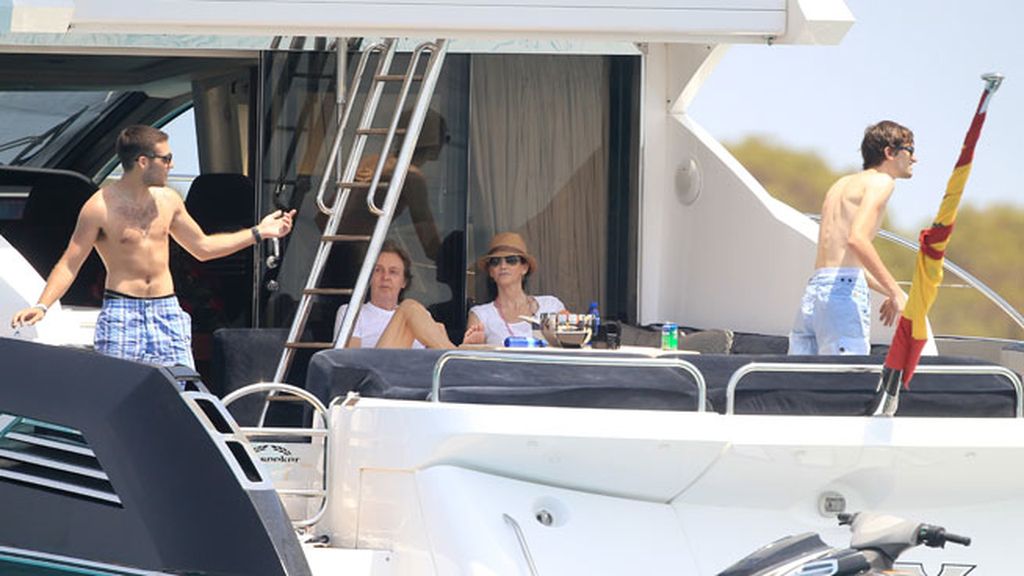 Paul McCartney y Nancy Shevell, en Ibiza