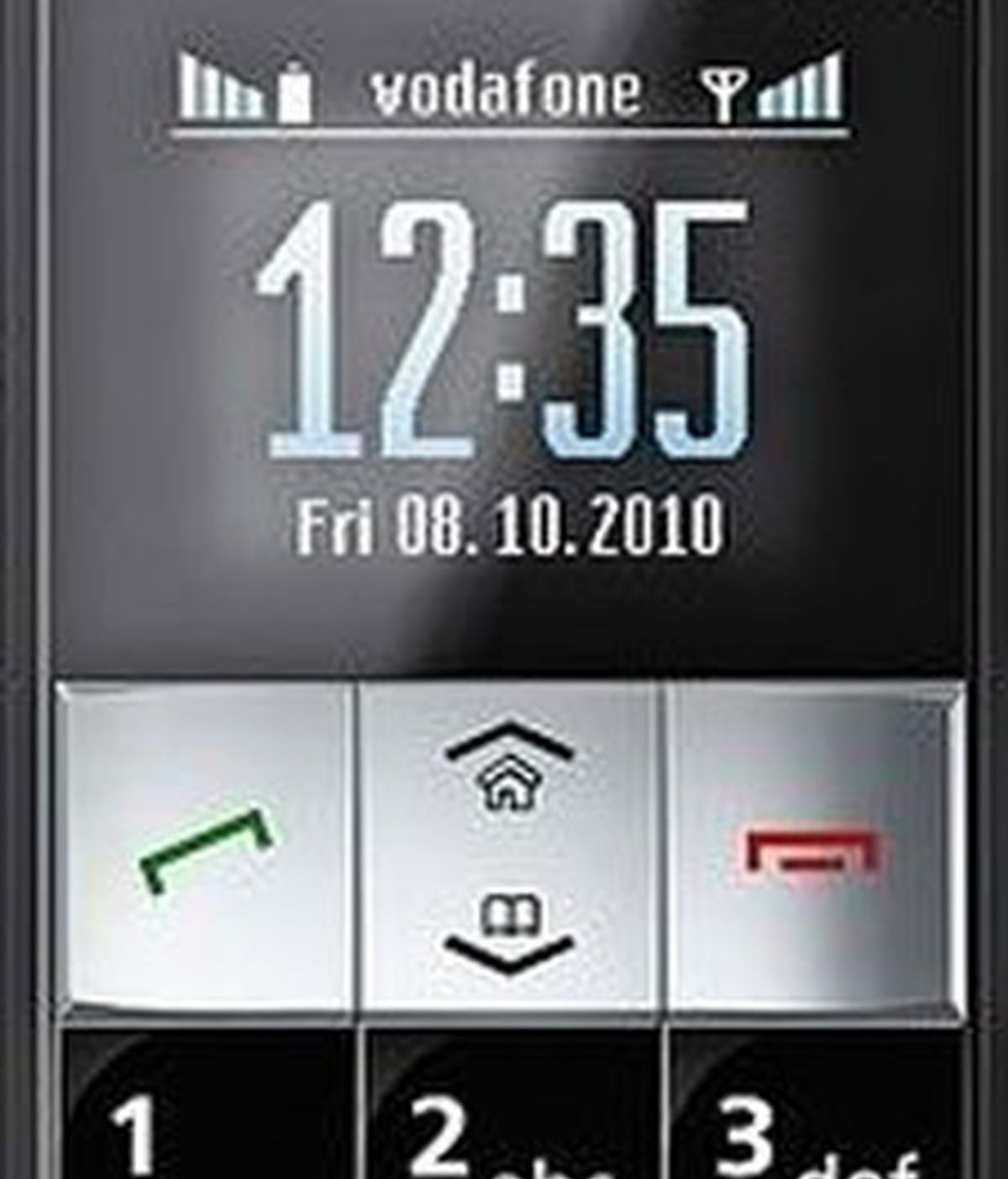 El teléfono de Vodafone es muy fácil de usar. Foto: Vodafone