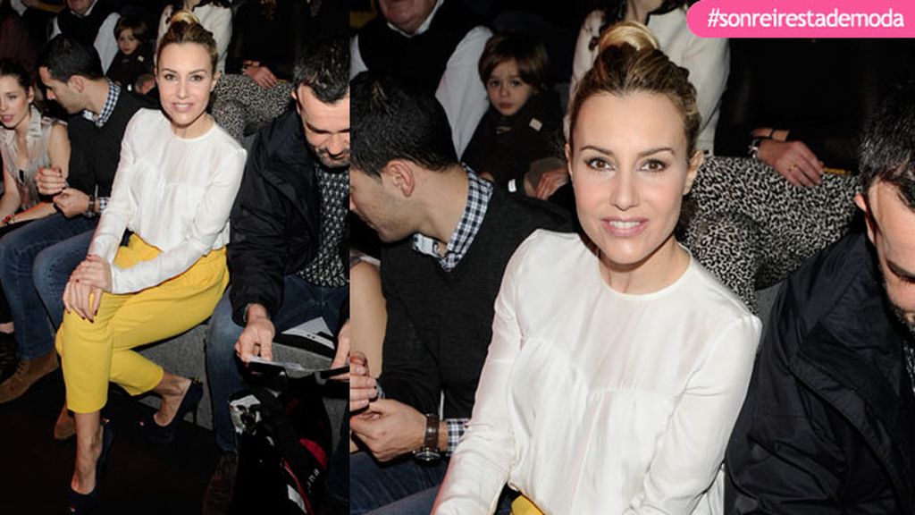 Berta Collado en el desfile de Martín Lamothe