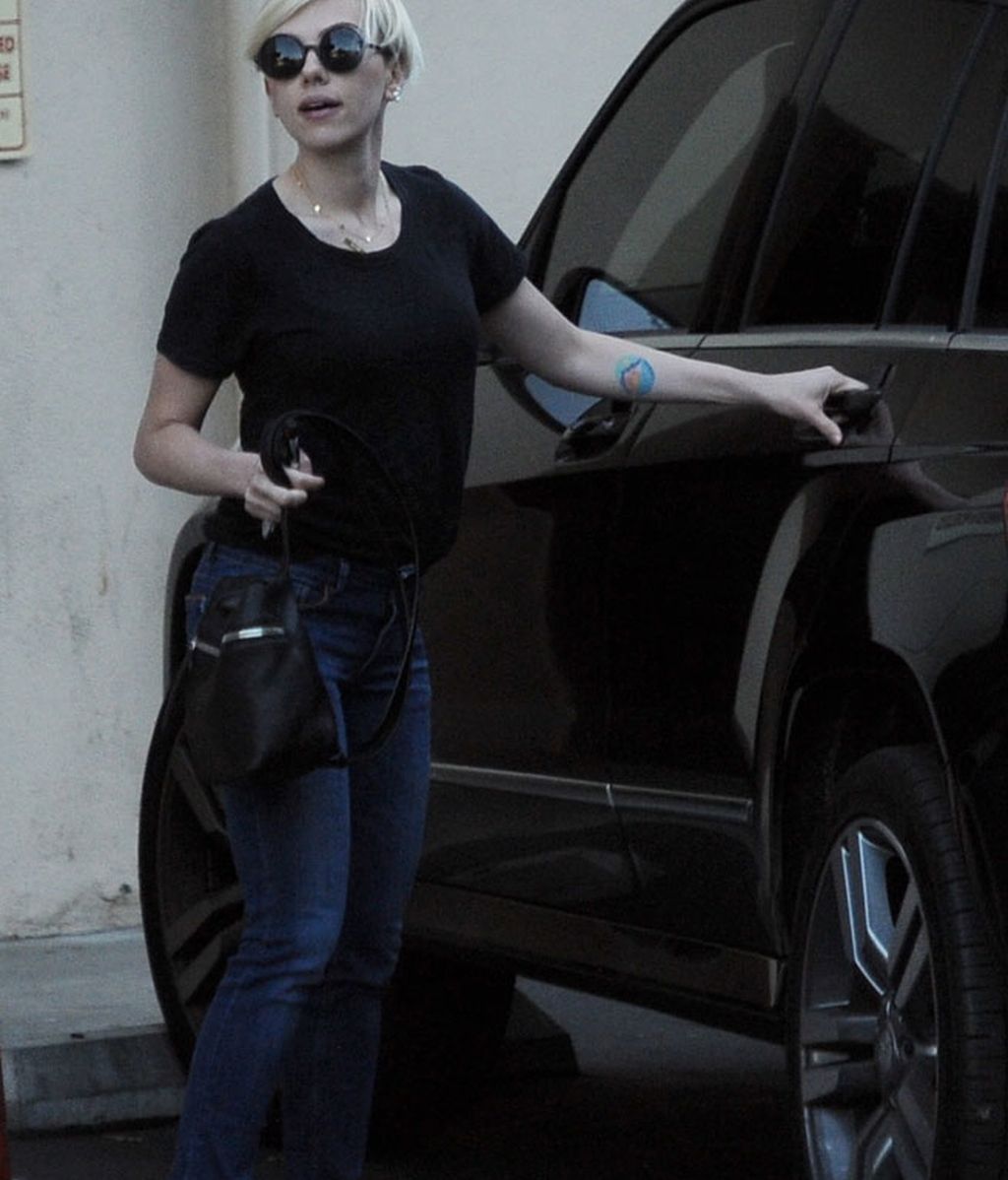 Fue Romain Dauriac quien llevó a su hija en brazos durante el paseo