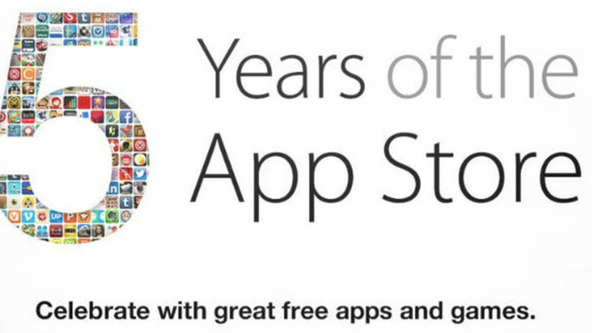 Cinco años de la Appstore de Apple