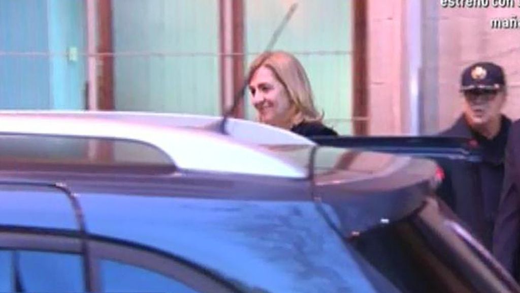 La Infanta abandona los juzgados de Palma
