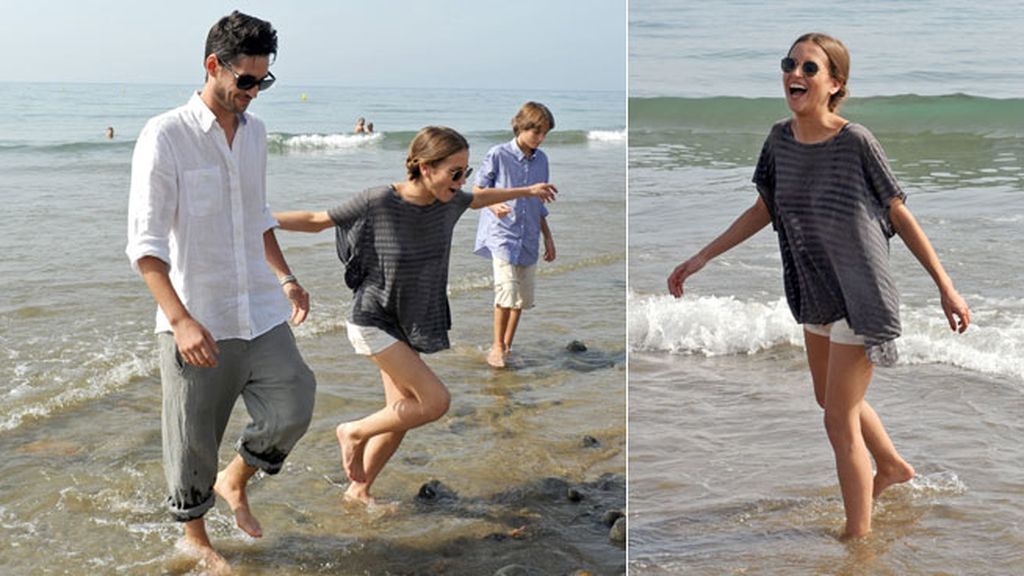 Ana Fernández y Santi Trancho se divierten en Marbella