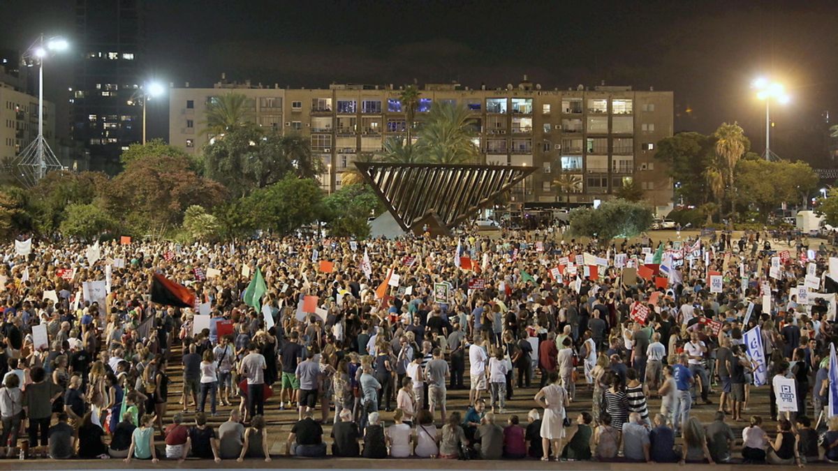 Manifesatción en Tel Aviv por la paz