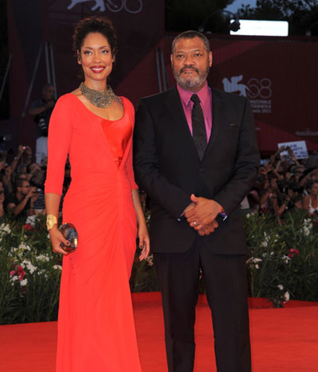 Laurence Fishburne y Gina Torres