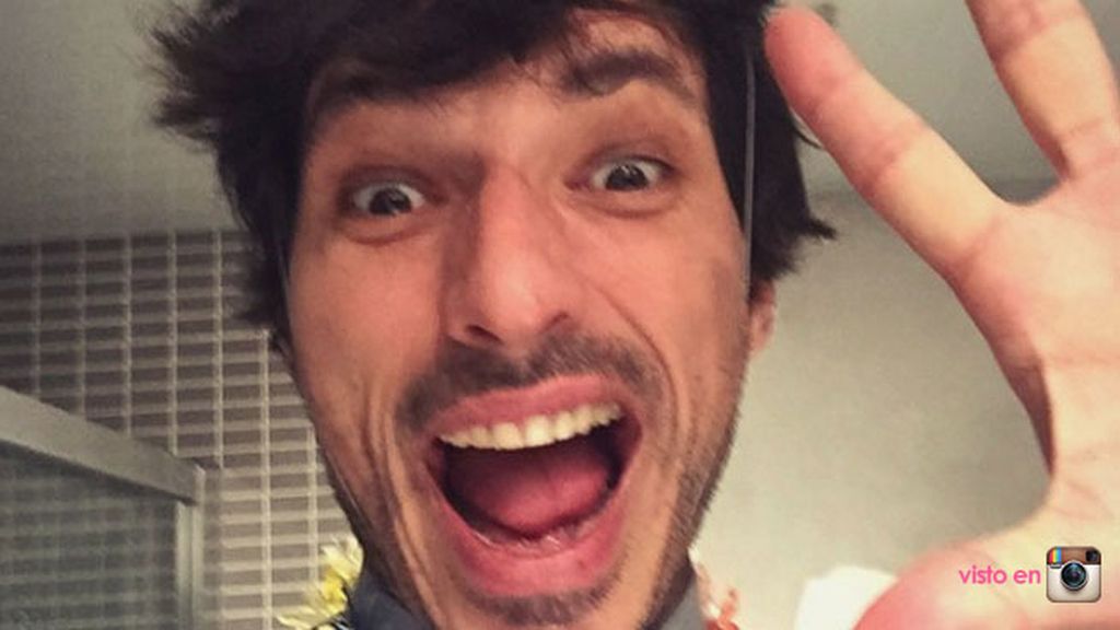 Así de sonriente da la bienvenida al 2015 Andrés Velencoso