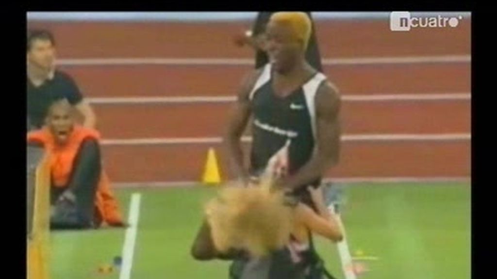 Un encontronazo en la pista