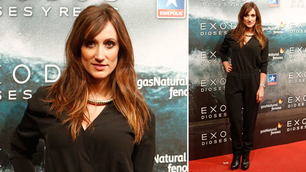 Ana Morgade se decantó por un 'total black'