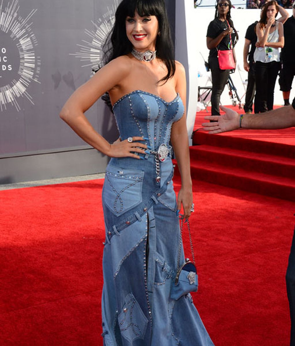 Katty Perry optó por un Versace