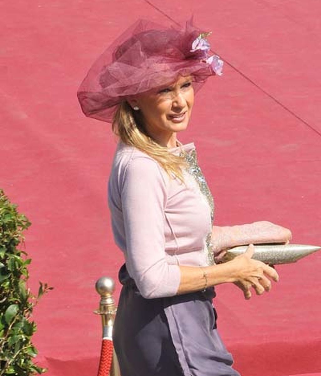 El tocado, protagonista de la boda de Rafa Medina y Laura Vecino