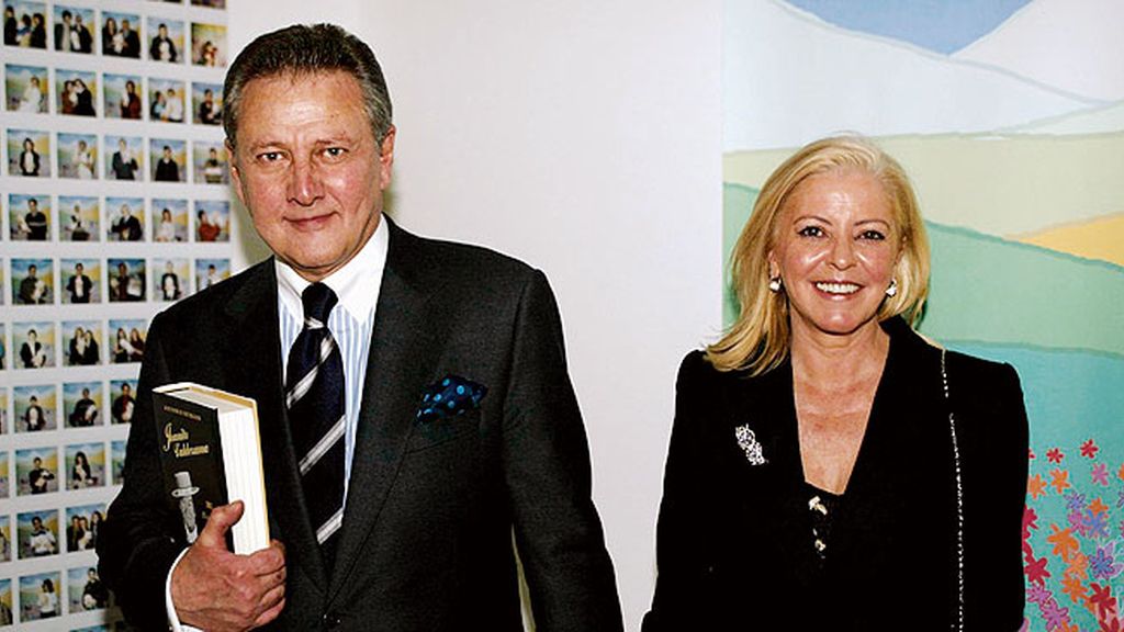 Larrañaga y su tercera mujer, Mª Teresa Ortiz-Bau