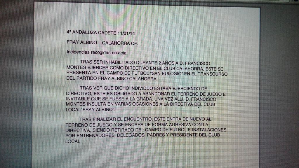 Calahorra,Cordoba,arbitro,Violencia
