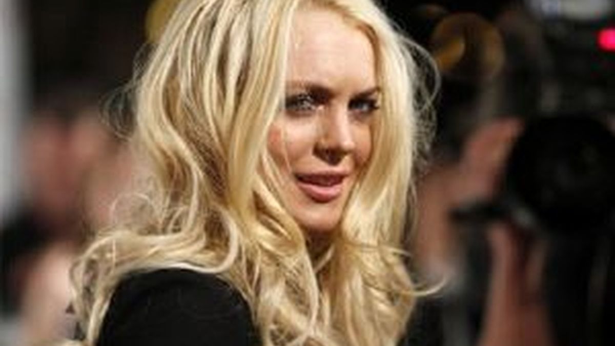 Lindsay Lohan en su última aparición en público. Foto: Reuters