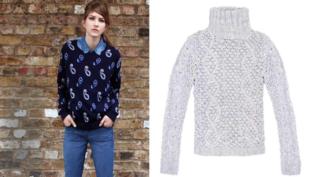 Enfúndate en un maxi jersey de lana